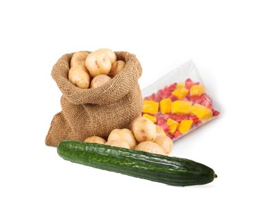 Aardappelen, groente en fruit